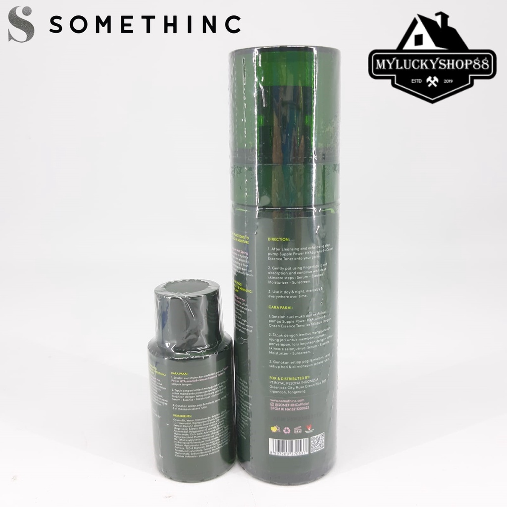 Somethinc Supple Power Hyaluronic 9+ Onsen Essence Toner 40ml 120ml