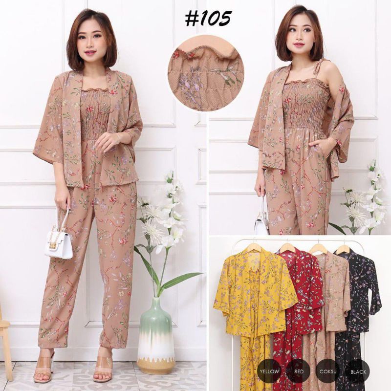 winsstore85 Jumpsuit 2in1 jumpsuit Alisa jumpsuit setelan jumsuit set