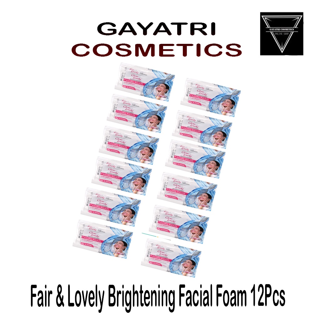 FAIR AND LOVELY FACIAL FOAM isi 12 SACHET