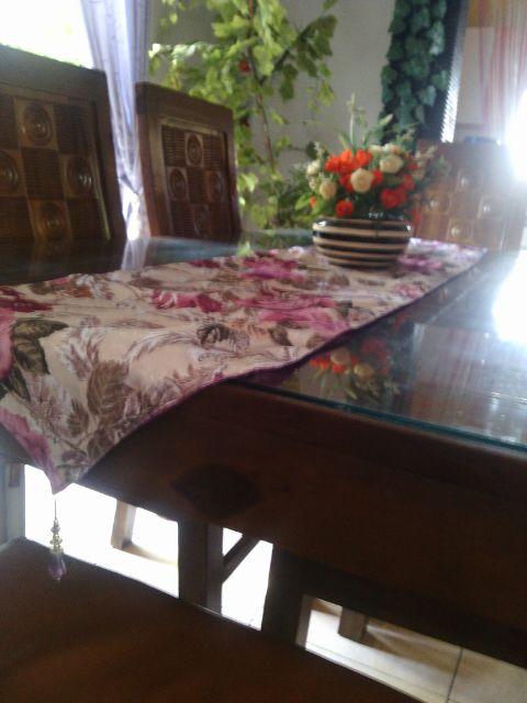Taplak Meja Panjang Minimalis Modern Murah All Shabby Clarissa 35x180cm