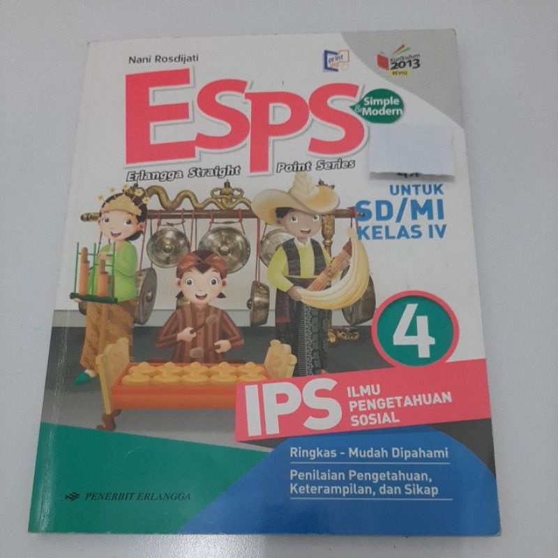 BUKU ESPS IPS Erlangga kelas 4 SD