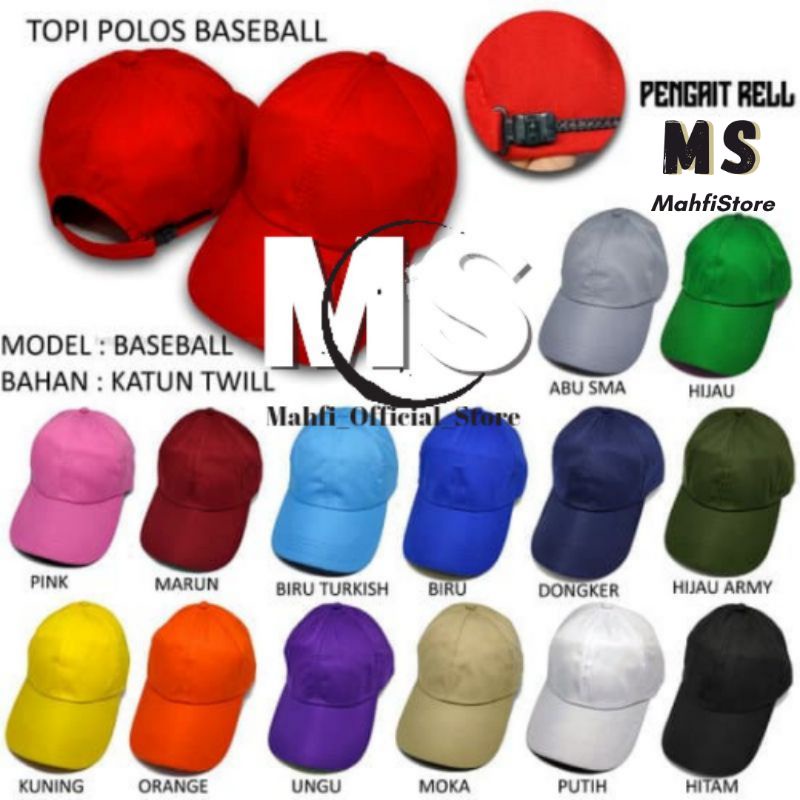 COD TOPI POLOS TOPI BASEBALL POLOS TOPI POLOS PRIA WANITA RELL