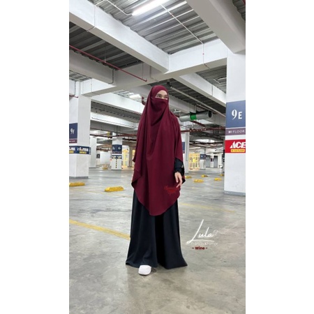 French khimar instan Lula dan Emira by Khumaira syari