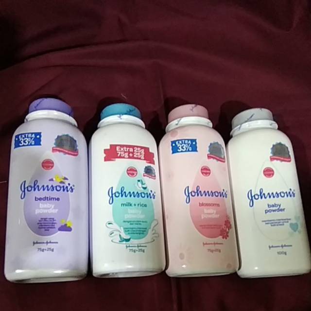 Johnsons baby powder johnson bedak bayi 75g +25g 150g