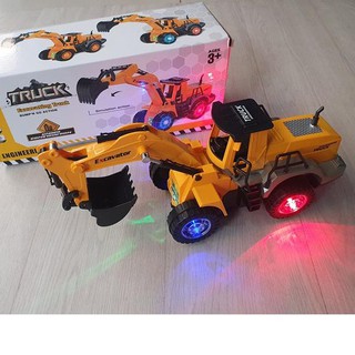 Y 488 MAINAN  ANAK  TRUK  BEKO EXCAVATOR  TRUCK KONSTRUKSI 