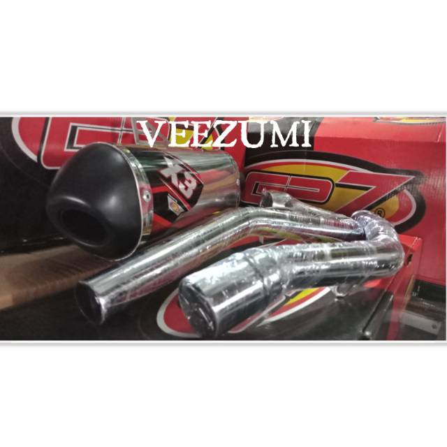 KNALPOT KAWASAKI KLX150 D-TRACKER GP7 SERI X3