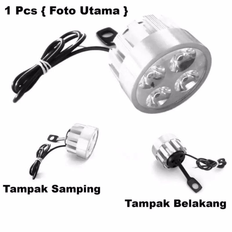 2 PCS lampu tembak spion 6le DOUBLE lebih murah