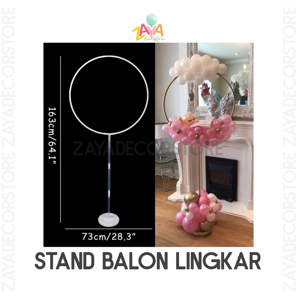 TIANG BALON STIK LINGKAR / STANDING BALON BULAT