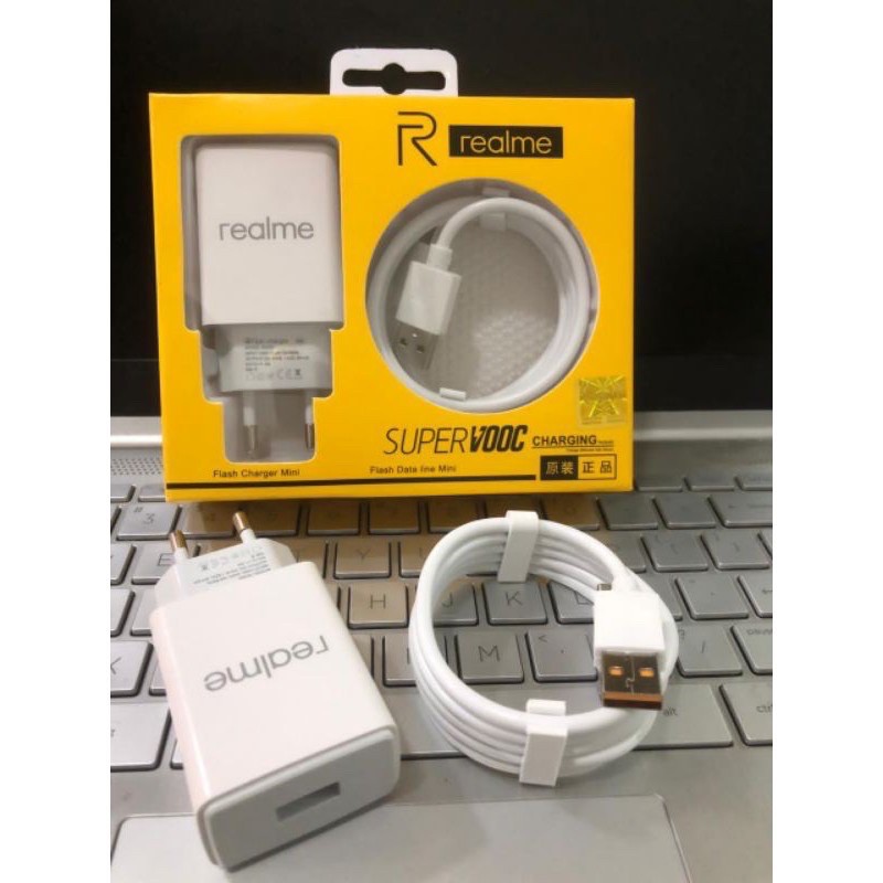 Tc Travel Charger REALME Super Vooc Micro Usb &amp; Type C Original