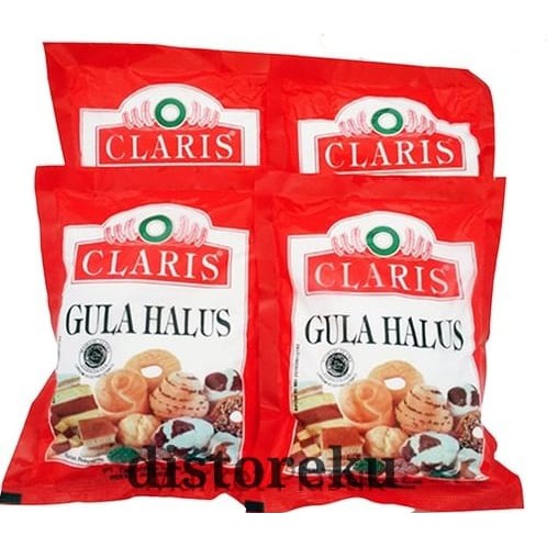 250gr GULA HALUS CLARIS MERAH tepung gula bubuk claris