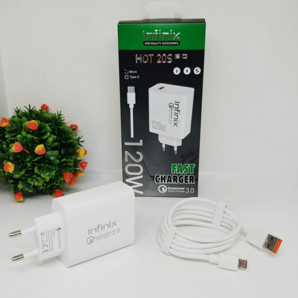 CHARGER  120W Ori 100% Infinix hot 20s fast charging PROMO SULTAN ROXY