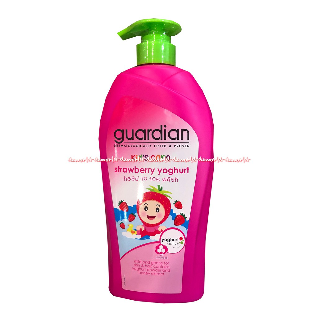 Guardian Kids Yougurt Head To Toe Wash 750ml Sabun Mandi Bayi