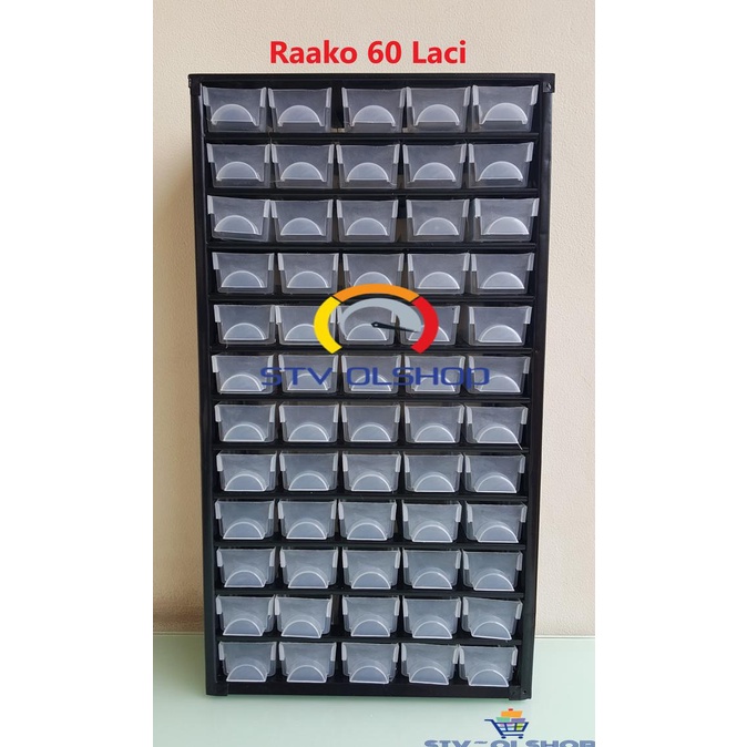 Racco / Rak Komponen 60 Laci Export Quality