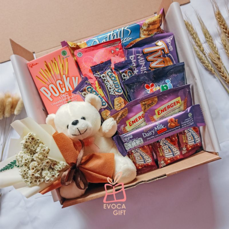 

Gift Box Bunga Boneka