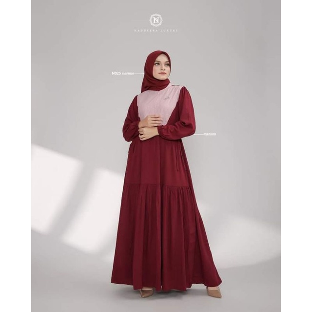 (Terbaru) Locita Dress By Nadheera Luxury || Dress Rayon Premium || Gamis Kondangan || Gamis Lebaran