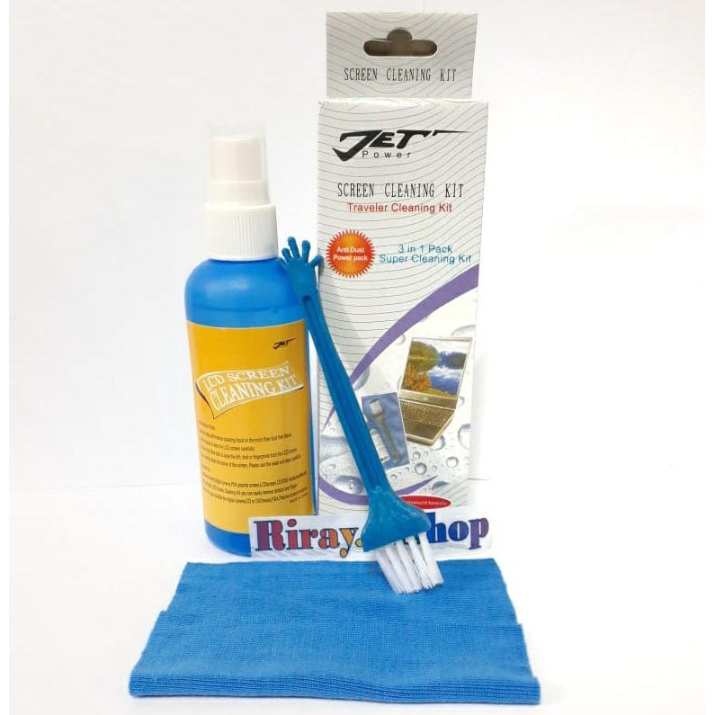 Cairan Spray Pembersih Layar TV LCD dan Laptop Cleaner Kit/  Cleaning kit