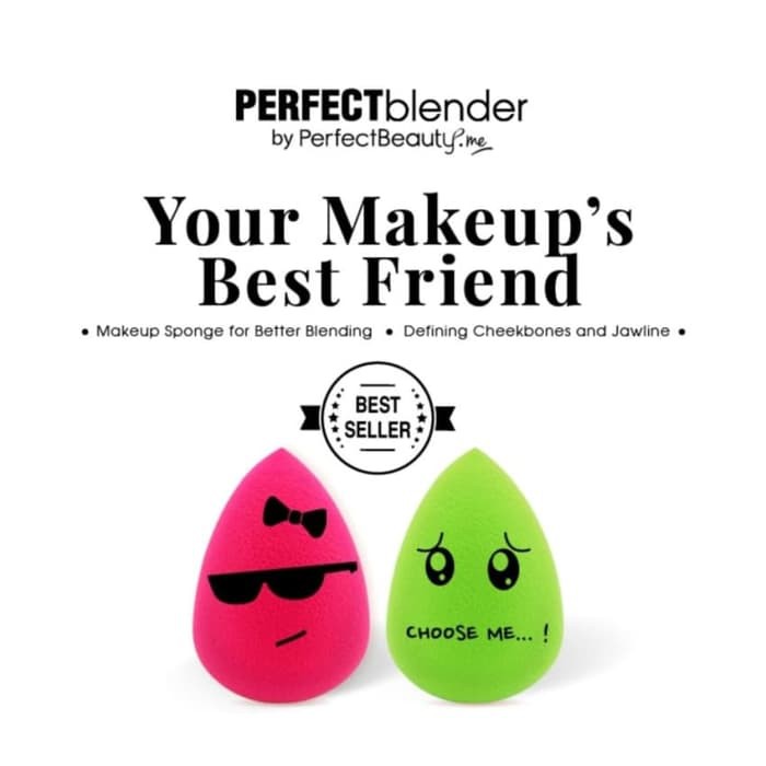 Promo Perfect Beauty PerfectBlender Beauty Blender  Pink  Diskon