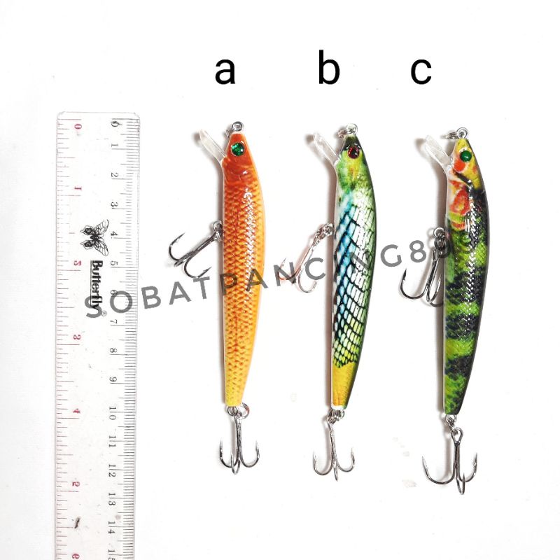 umpan minow / minnow 9.5cm 8.5gram