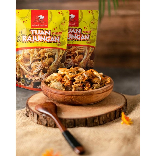 

40GRAM SNACK TUAN RAJUNGAN CRISPY JAJANAN MAKANAN RINGAN KERING MAKANAN INSTAN KULINER BABY CRAB MAKANAN PEDAS KERIPIK KRUPUK