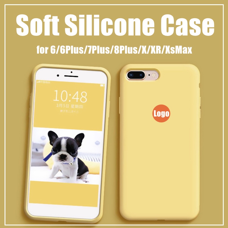 Casing Soft Case Silikon Untuk iPhone 7 8 Plus 6 6s Plus X XR XS MAX