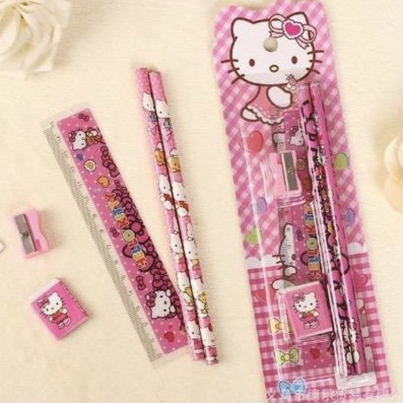 Alat Tulis Stationary Set Anak Karakter Lucu Murah