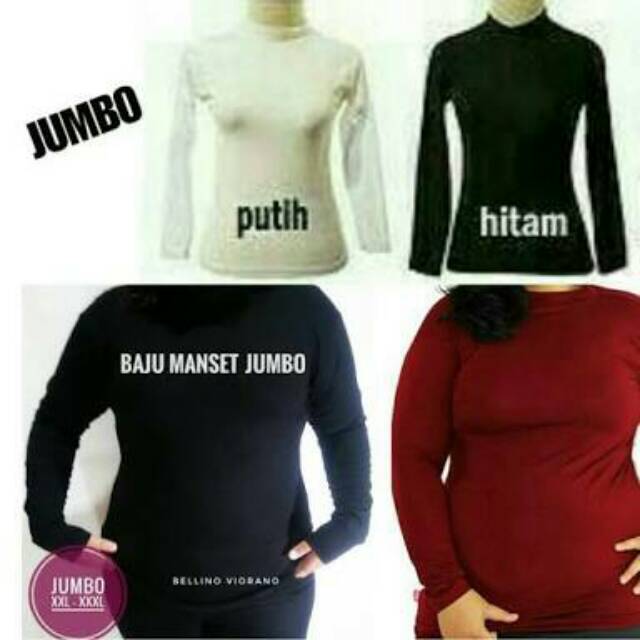 manset baju jumbo xxl