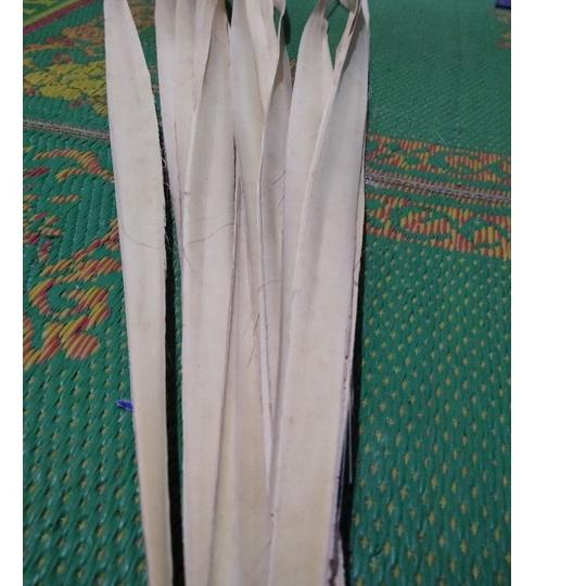 [KODE PRODUK BA7DT7556] Daun Lontar Siap pakai Bahan Kepikan Slompret 15 lembar per ikat