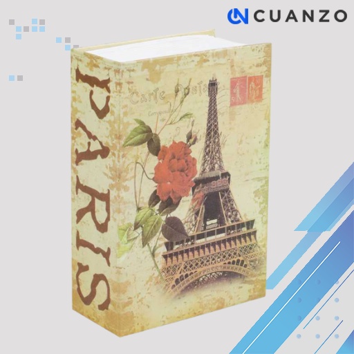 Kotak Buku Novel Safety Box Hidden Storage / Brankas Brangkas Celengan Uang Kotak Anti Rayap Arsip Kecil Kasir Warung Tahan Api Bakar Kunci Manual Mini Dokumen Document Emas Sertifikat Rahasia / Tempat Kotak Box Buku Penyimpanan Uang Bulanan Barang Murah