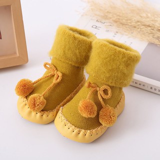  Kaos  Kaki  Lantai Bahan Velvet Tebal Hangat Anti Slip untuk 