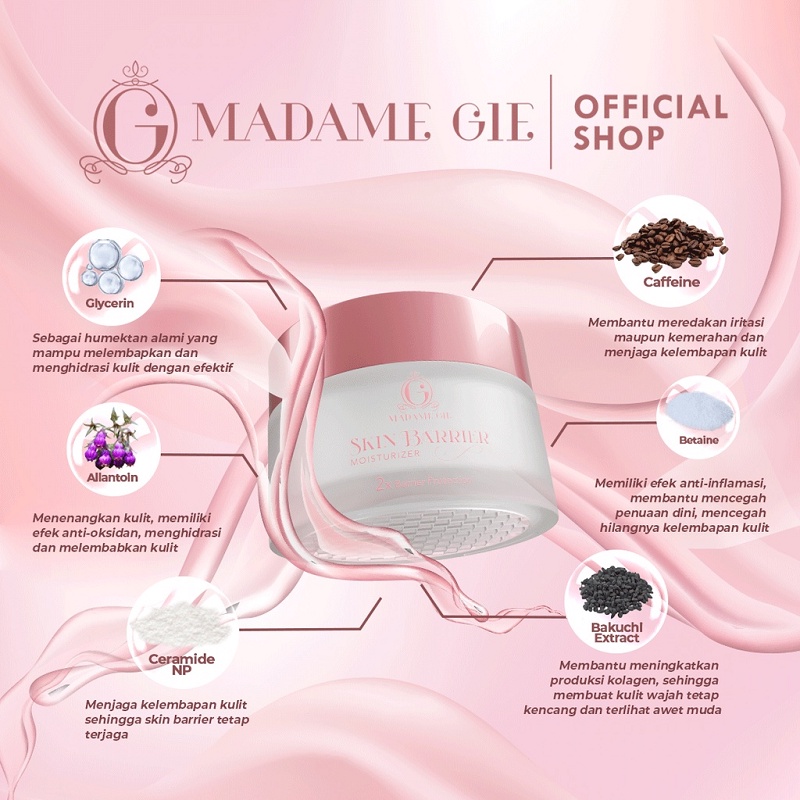 Madame Gie Skin Barrier Moisturizer 50 ml | Serum 20 ml