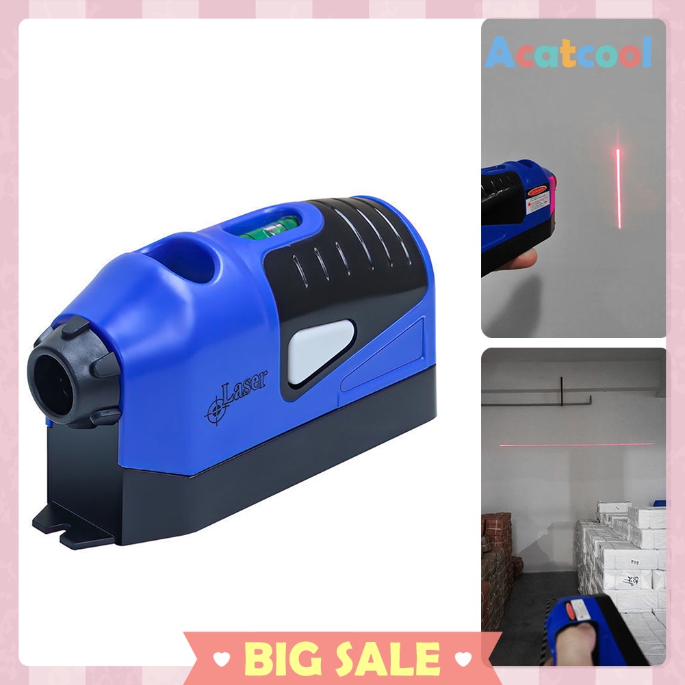 Mini Vertical Spirit Level Tool Infrared Laser Level Line Bubble Gauge Tool