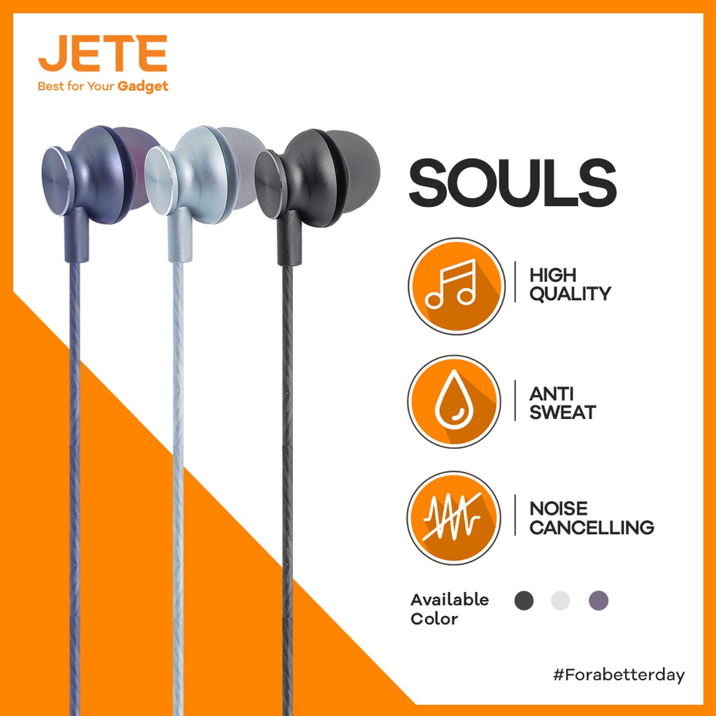 Headset Earphone JETE Souls - Garansi 2 Tahun