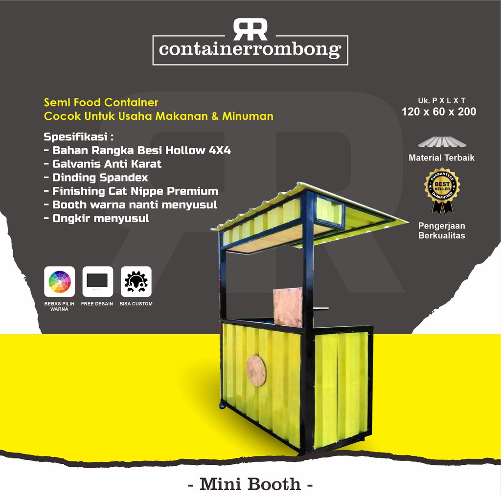 BOOTH CONTAINER MURAH