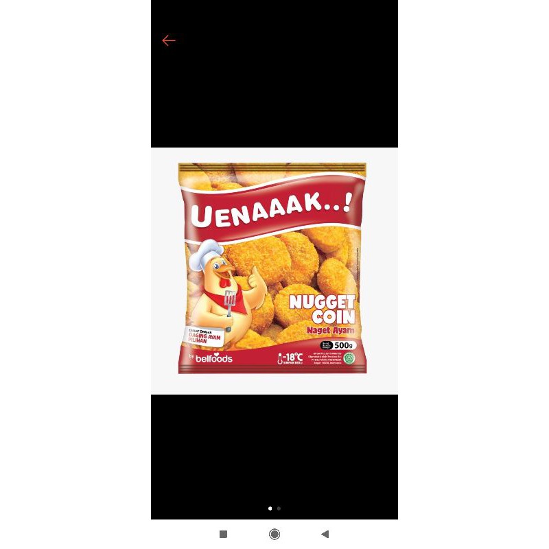 

naget belfoods 500 gr