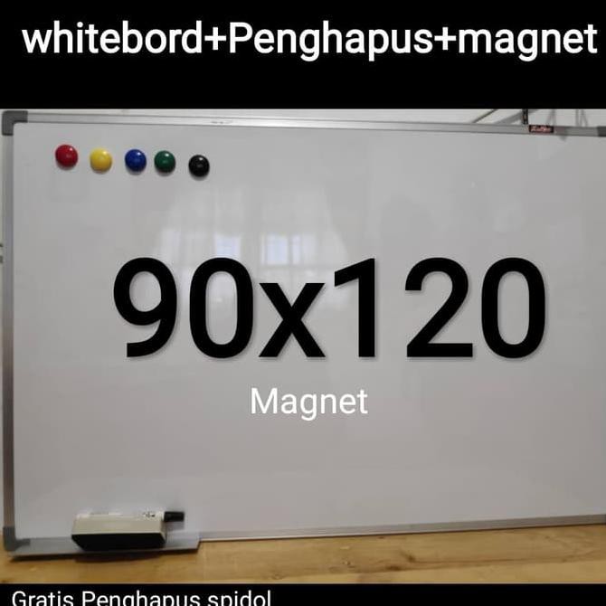 

Whiteboard 120X80 White Board 90X120 Papan Tulis Besar Mamanmarinto