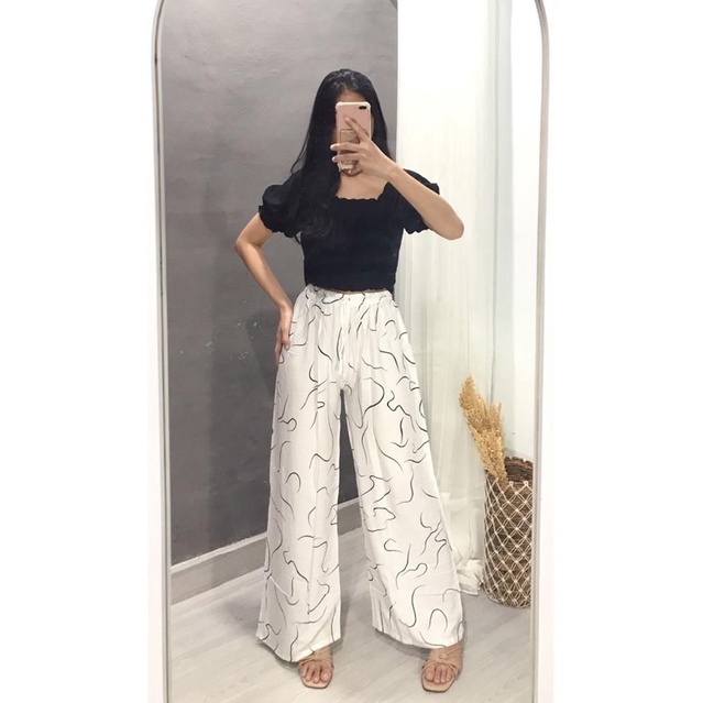 CELANA KULOT PRINT CACING