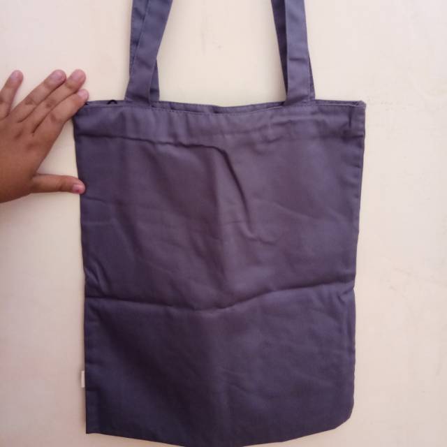 Tote Bag Polos Bahan American Drill Tebal, Tote Bag Murah,  Tote Bag Polos Murah
