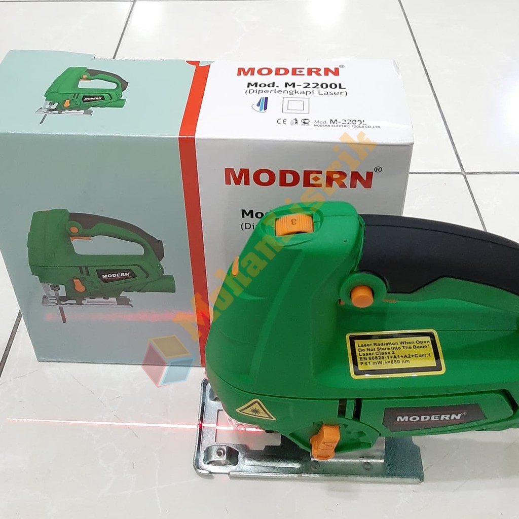 Mesin Gergaji Jigsaw Laser Modern M2200L Gergaji Potong Kayu Triplek