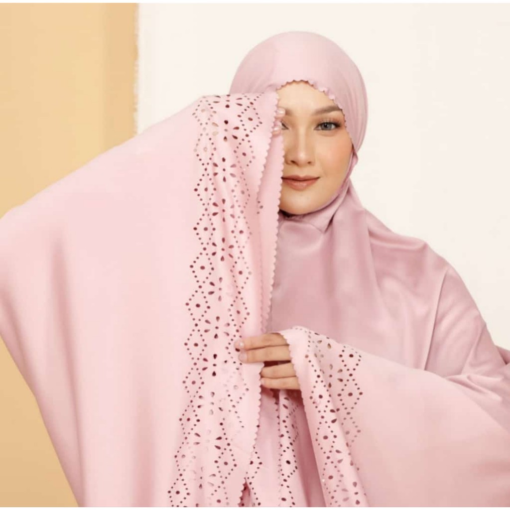 Mukena Satin Silk / Mukena Dewasa / Mukena Traveling / Mukena Premium
