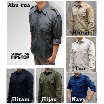 Kemeja Lapangan   Baju Lapangan   Kemeja Outdoor   Kemeja Panjang Pria   Baju PDL   Kemeja  PDL