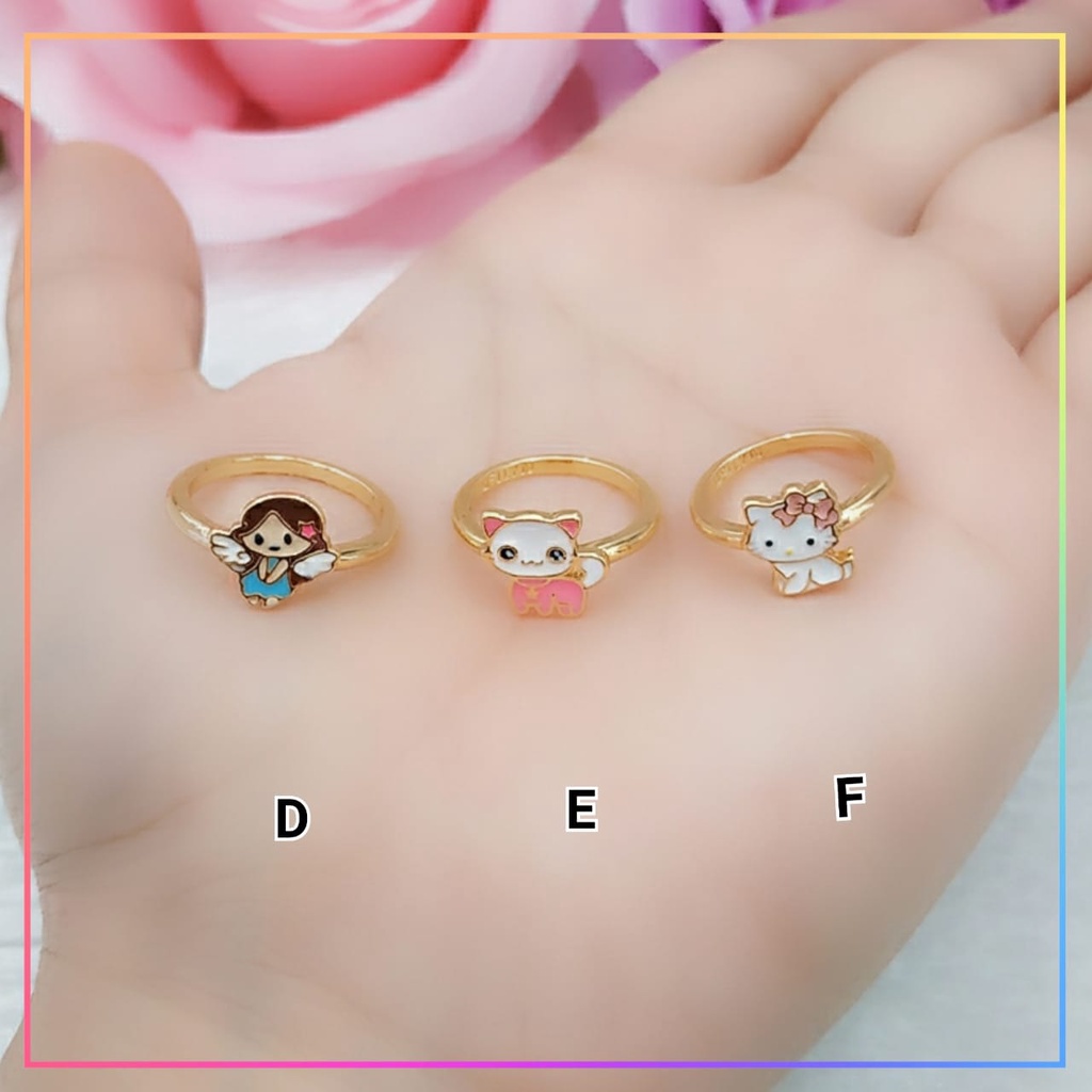 Cincin xuping cincin anak semangka perhiasan cincin anak bayi lapis emas gold CA 008