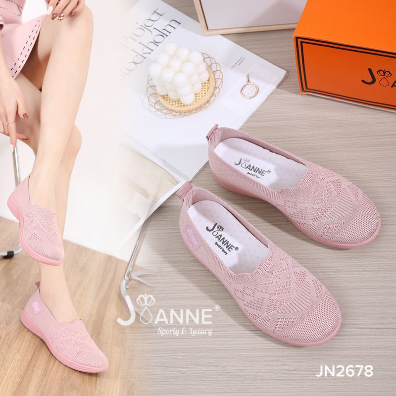 RESTOCK!! JOANNE Sepatu Flyknit Flat Shoes JN2678 [ORIGINAL BRAND]