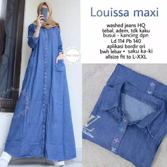 Louissa maxi jeans cantik