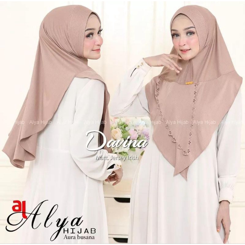 JILBAB DAVINA ORI ALYA HIJAB / HIJAB INSTAN / JILBAB INSTAN / JILBAB INSTAN JERSEY / JILBAB JERSEY / HIJAB ORI / JILBAB ORI