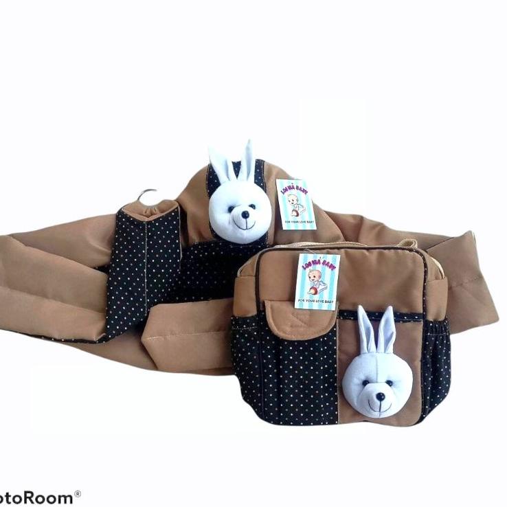 Spesial Update gendongan bayi topi kerut &amp; tas bayi kecil (1 set)