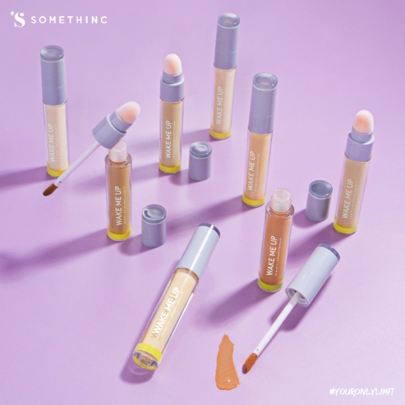 (GOSEND/COD) SOMETHINC WAKE ME UP HD BLUR FULL COVERAGE CONCEALER (TAHAN AIR TAHAN KERINGAT)