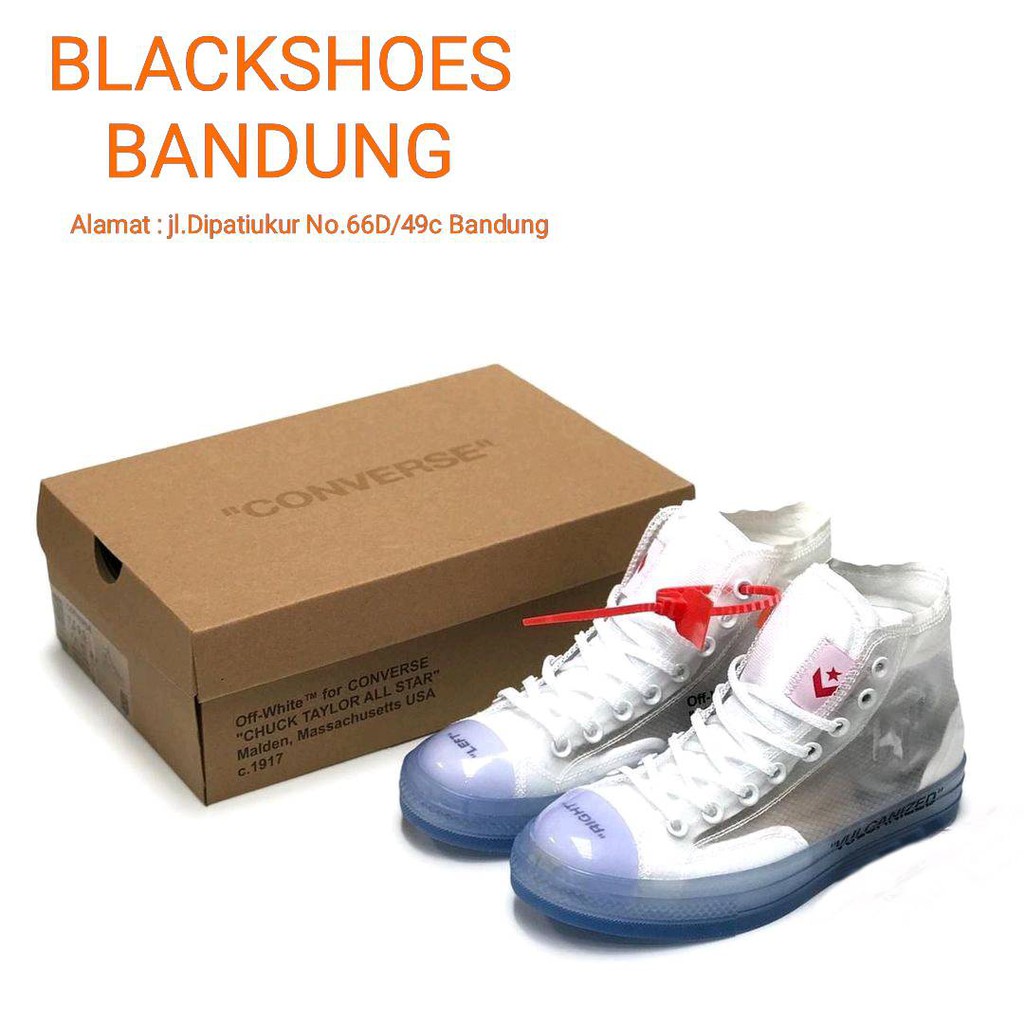 100% PREMIUM Sepatu Converse Chuck Taylor Hi Transparan X