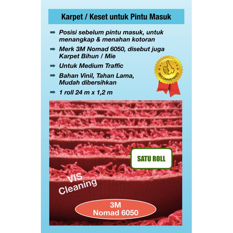 Karpet / Keset Mie 3M Nomad 6050 (per Roll 24 m)