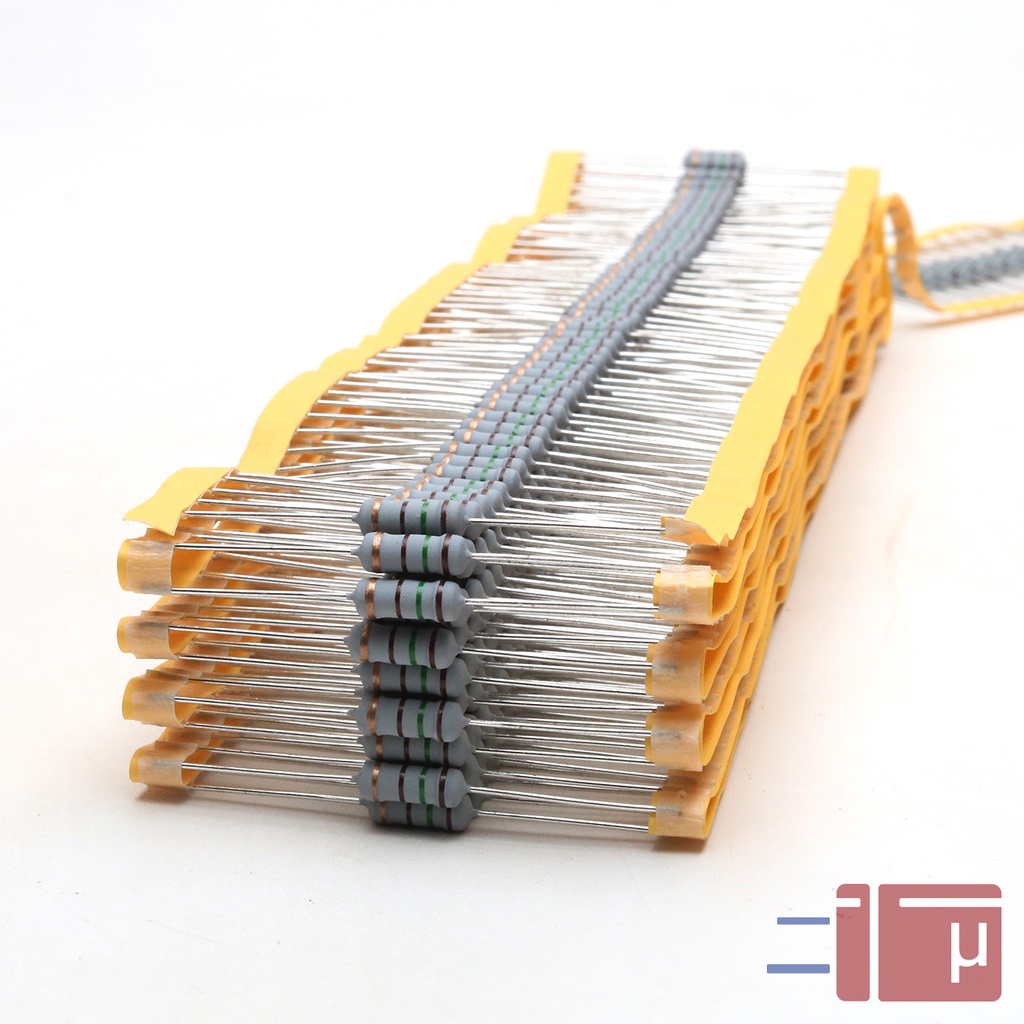 x10 Resistor 150R 150 Ohm 1W Metal Oxide 5% Taiwan Kaki Tembaga