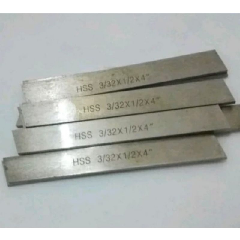 HSS pisau potong mata pahat bubut HSS 1/2x3/32x4